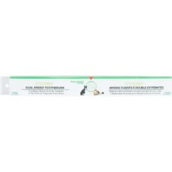 Vetoquinol Enzadent Dual-Ended Dog & Cat Toothbrush -Furry Friends 81839 PT1. AC SS1800 V1617322043