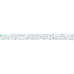 Vetoquinol Enzadent Dual-Ended Dog & Cat Toothbrush -Furry Friends 81839 PT3. AC SS1800 V1498238804