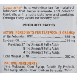 Vetoquinol Laxatone Gel Hairball Control Supplement For Cats -Furry Friends 81893 PT2. AC SS1800 V1452615684