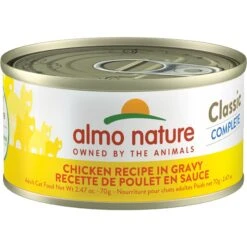 Almo Nature Classic Complete Premium Chicken Recipe In Gravy Grain-Free Wet Cat Food, 2.47-oz Can, Case Of 12