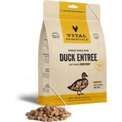 Vital Essentials Freeze-Dried Raw Duck Mini Nibs Entree Cat Food