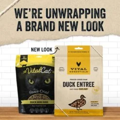 Vital Essentials Freeze-Dried Raw Duck Mini Nibs Entree Cat Food -Furry Friends 821558 PT2. AC SS1800 V1680291160