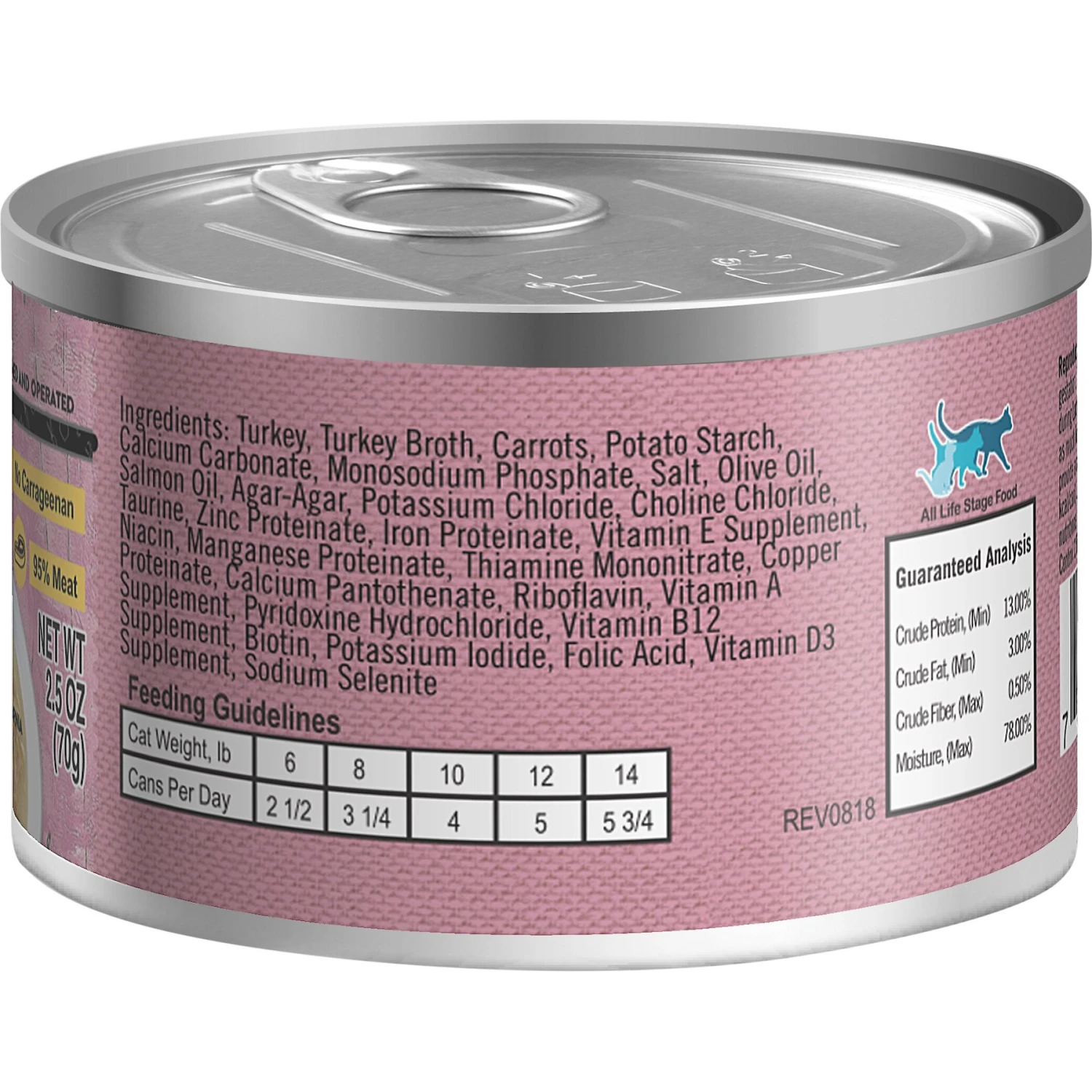 Lotus Just Juicy Turkey Stew Grain-Free Canned Cat Food 4 Lotus Just Juicy Turkey Stew Grain-Free Canned Cat Food - Image 2
