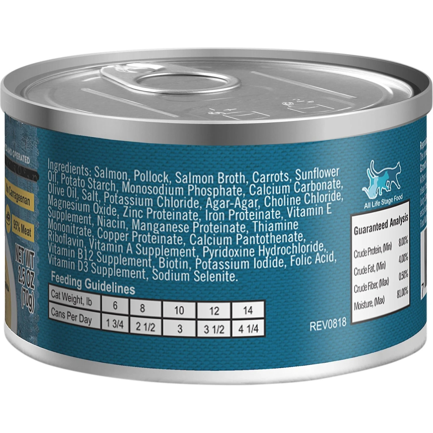 Lotus Just Juicy Salmon & Pollock Stew Grain-Free Canned Cat Food 4 Lotus Just Juicy Salmon & Pollock Stew Grain-Free Canned Cat Food - Image 2
