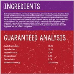 Stella & Chewy's Freeze-Dried Raw Morsels Bountiful Beef Recipe Grain-Free Protein Rich Cat & Kitten Food, 8-oz Bag -Furry Friends 826062 PT2. AC SS1800 V1683561640