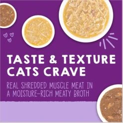 Stella & Chewy's Carnivore Cravings Savory Shreds Variety Pack Cat Food, 2.8-oz Can, Case Of 12 -Furry Friends 826094 PT2. AC SS1800 V1683566376