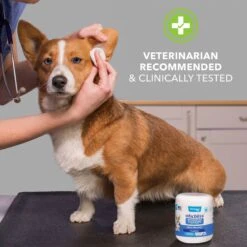 Vetnique Labs Oticbliss Ear Flush Cleaner Anti-Bacterial & Anti-Fungal Medicated Dog & Cat Ear Flush Antiseptic Rinse Cleanser & Vetnique Labs Oticbliss Advanced Cleaning, Soothing Aloe & Medicated Dog & Cat Ear Wipes -Furry Friends 826478 PT8. AC SS1800 V1682018585