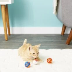 Hartz Just For Cats Bizzy Balls Cat Toy -Furry Friends 82852 PT2. AC SS1800 V1589229079