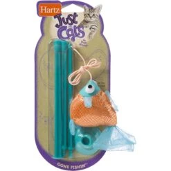 Hartz Just For Cats Gone Fishin' Cat Wand Toy With Catnip, Color Varies 12 Hartz Just For Cats Gone Fishin' Cat Wand Toy With Catnip, Color Varies -Furry Friends 82858 PT4. AC SS1800 V1589229430