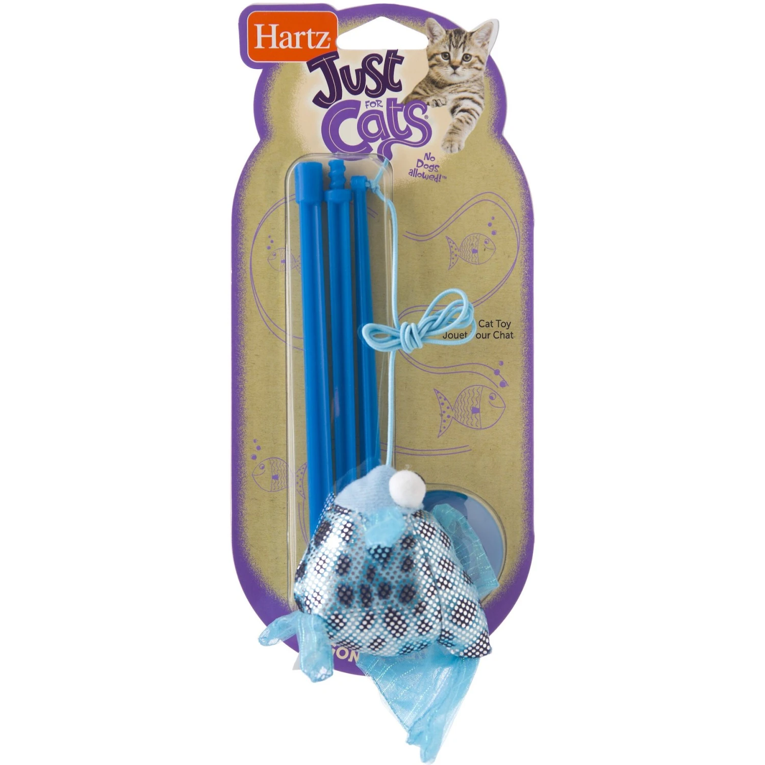 Hartz Just For Cats Gone Fishin' Cat Wand Toy With Catnip, Color Varies 8 Hartz Just For Cats Gone Fishin' Cat Wand Toy With Catnip, Color Varies - Image 6