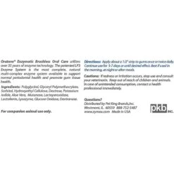 Oratene Enzymatic Brushless Oral Care Dog & Cat Dental Gel -Furry Friends 83092 PT5. AC SS1800 V1617329501