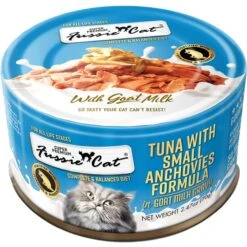 Fussie Cat Tuna With Small Anchovies In Goats Milk Wet Cat Food, 2.47-oz Can, Case Of 24