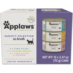 Applaws Variety Of Flavors In Broth Limited Ingredient Canned Wet Cat Food