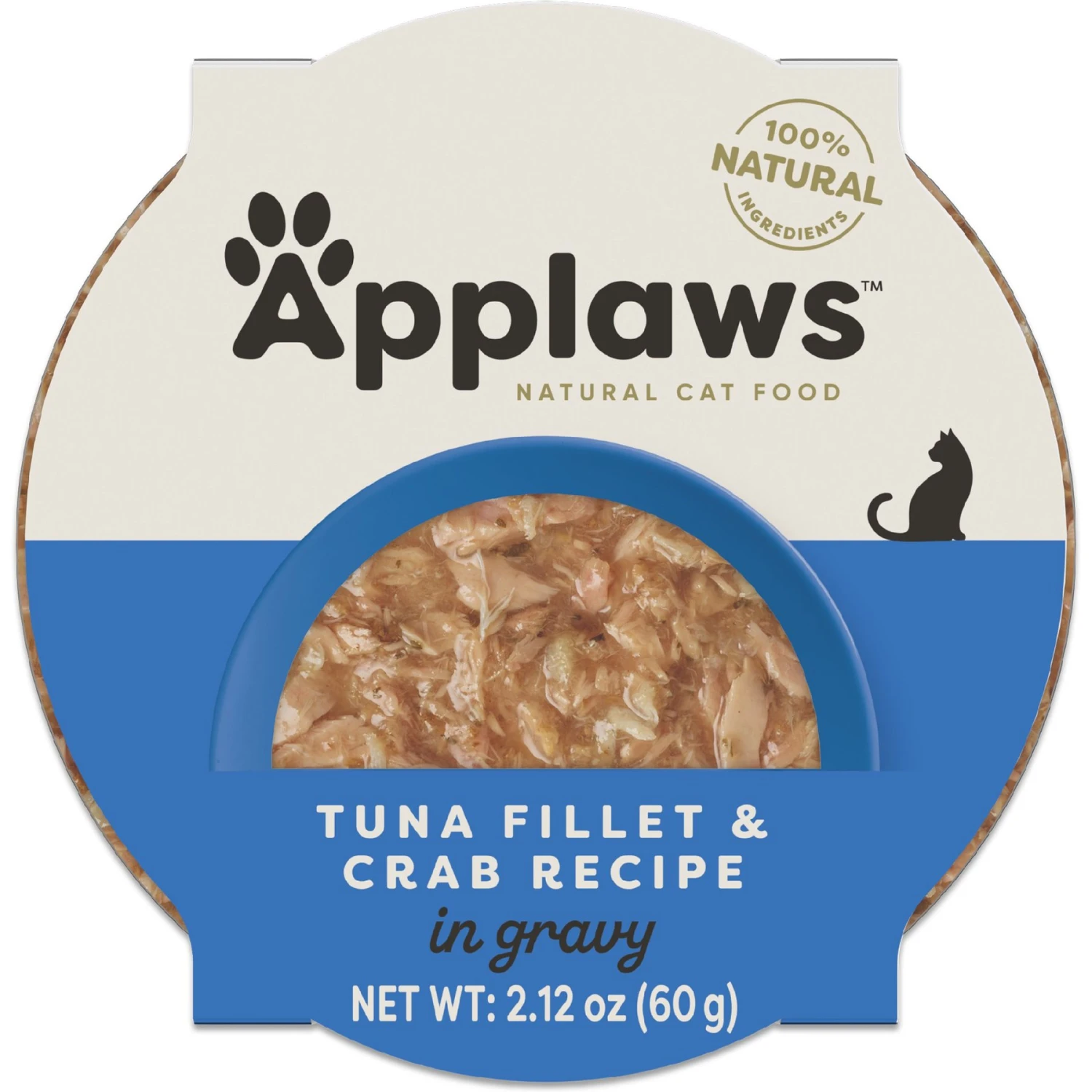 Applaws Tuna Fillet With Crab Recipe In Gravy Limited Ingredient Cat Food Pots, 2.12-oz Pot, Case Of 18 3 Applaws Tuna Fillet With Crab Recipe In Gravy Limited Ingredient Cat Food Pots, 2.12-oz Pot, Case Of 18