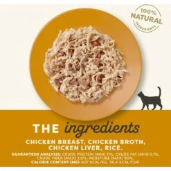Applaws Chicken Breast With Chicken Liver In Broth Limited Ingredient Cat Food Pots, 2.12-oz Pot, Case Of 18 -Furry Friends 836406 PT2. AC SS1800 V1687890265