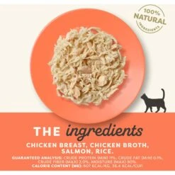Applaws Chicken Breast With Salmon In Broth Limited Ingredient Cat Food Pots, 2.12-oz Pot, Case Of 18 -Furry Friends 836422 PT2. AC SS1800 V1685465440