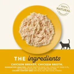 Applaws Chicken In Broth Limited Ingredient Wet Cat Food, 5.3-oz Pouch, Case Of 12 -Furry Friends 836502 PT2. AC SS1800 V1685497357