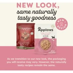Applaws Tuna With Shrimp In Broth Limited Ingredient Wet Cat Food, 5.3-oz Pouch, Case Of 12 -Furry Friends 836518 PT1. AC SS1800 V1685462316