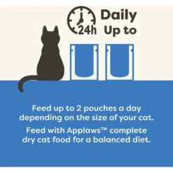 Applaws Tuna With Salmon In Broth Limited Ingredient Wet Cat Food, 5.3-oz Pouch, Case Of 12 -Furry Friends 836550 PT4. AC SS1800 V1685464058