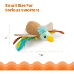 Catstages Flapperz Duck Plush Interactive Catnip Cat Toy, Multicolor -Furry Friends 837430 PT4. AC SS1800 V1681836198