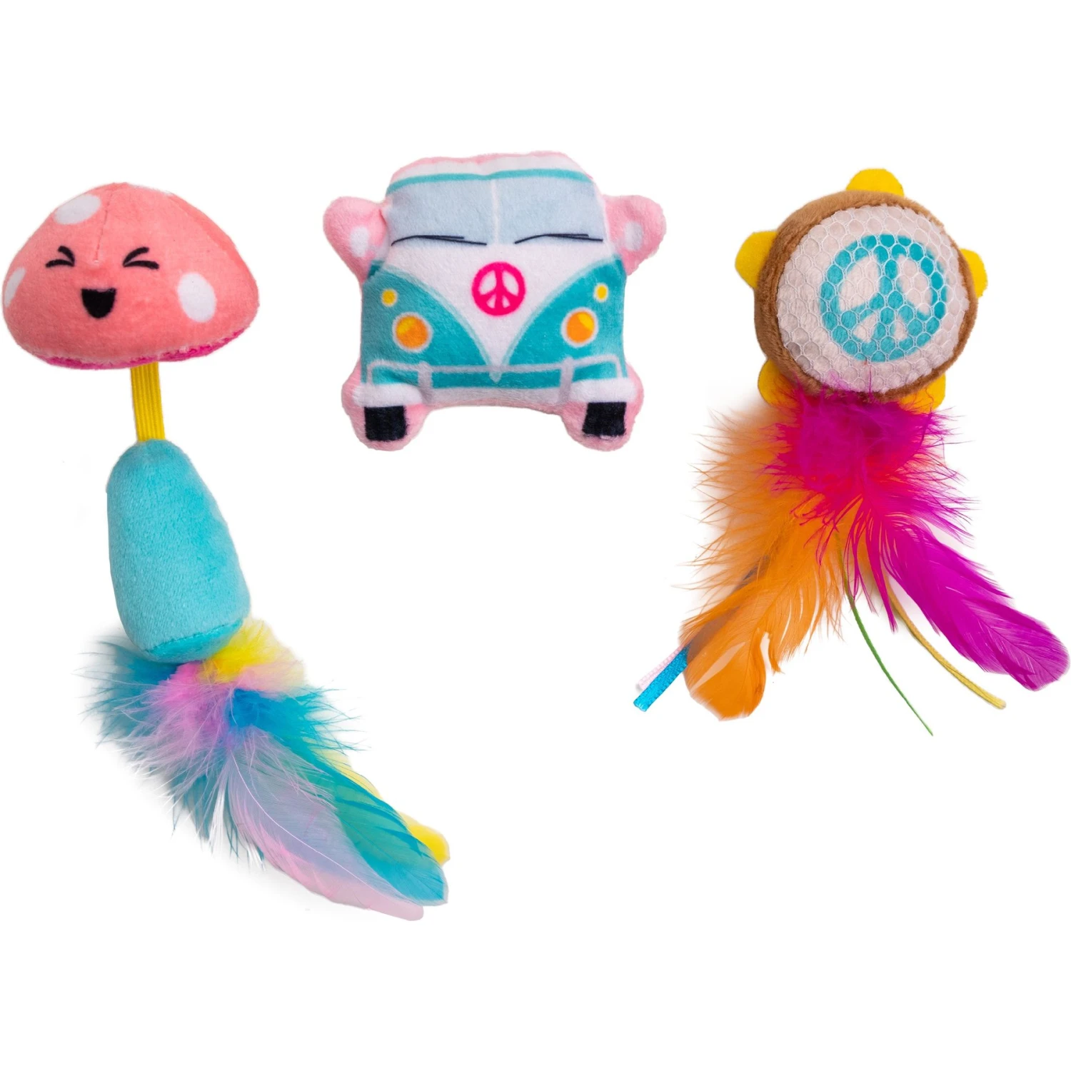 Catstages Festival-Themed Interactive Plush Catnip Cat Toy, Multicolor, 3 Count 3 Catstages Festival-Themed Interactive Plush Catnip Cat Toy, Multicolor, 3 Count