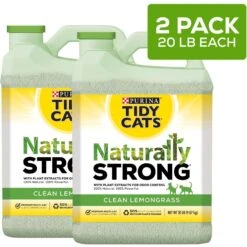 Tidy Cats Naturally Strong Clean Lemongrass Scented Clumping Clay Cat Litter