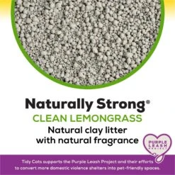 Tidy Cats Naturally Strong Clean Lemongrass Scented Clumping Clay Cat Litter -Furry Friends 838894 PT3. AC SS1800 V1700859135
