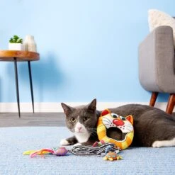 Fat Cat Catfisher Kitty Hoots Doorknob Hanger Cat Toy, Color Varies 9 Fat Cat Catfisher Kitty Hoots Doorknob Hanger Cat Toy, Color Varies -Furry Friends 83991 PT5. AC SS1800 V1525717824