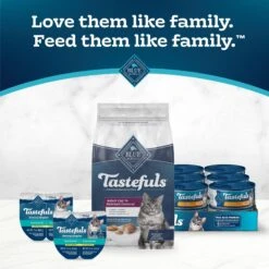 Blue Buffalo Tastefuls Hairball Control Natural Chicken & Brown Rice Recipe Adult 7+ Dry Cat Food -Furry Friends 84170 PT8. AC SS1800 V1692642081