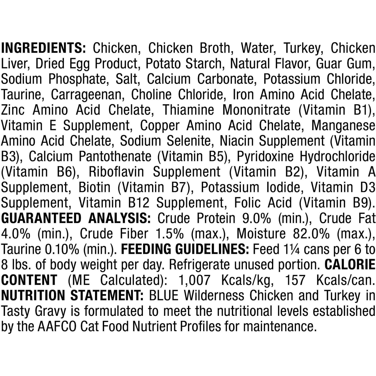 Blue Buffalo Wilderness Wild Delights Minced Chicken & Turkey In Tasty Gravy Grain-Free Canned Cat Food 5 Blue Buffalo Wilderness Wild Delights Minced Chicken & Turkey In Tasty Gravy Grain-Free Canned Cat Food - Image 3