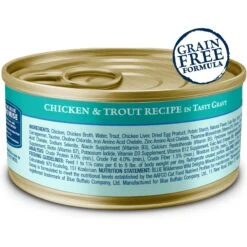 Blue Buffalo Wilderness Wild Delights Minced Chicken & Trout In Tasty Gravy Grain-Free Canned Cat Food 10 Blue Buffalo Wilderness Wild Delights Minced Chicken & Trout In Tasty Gravy Grain-Free Canned Cat Food -Furry Friends 84200 PT1. AC SS1800 V1646782889