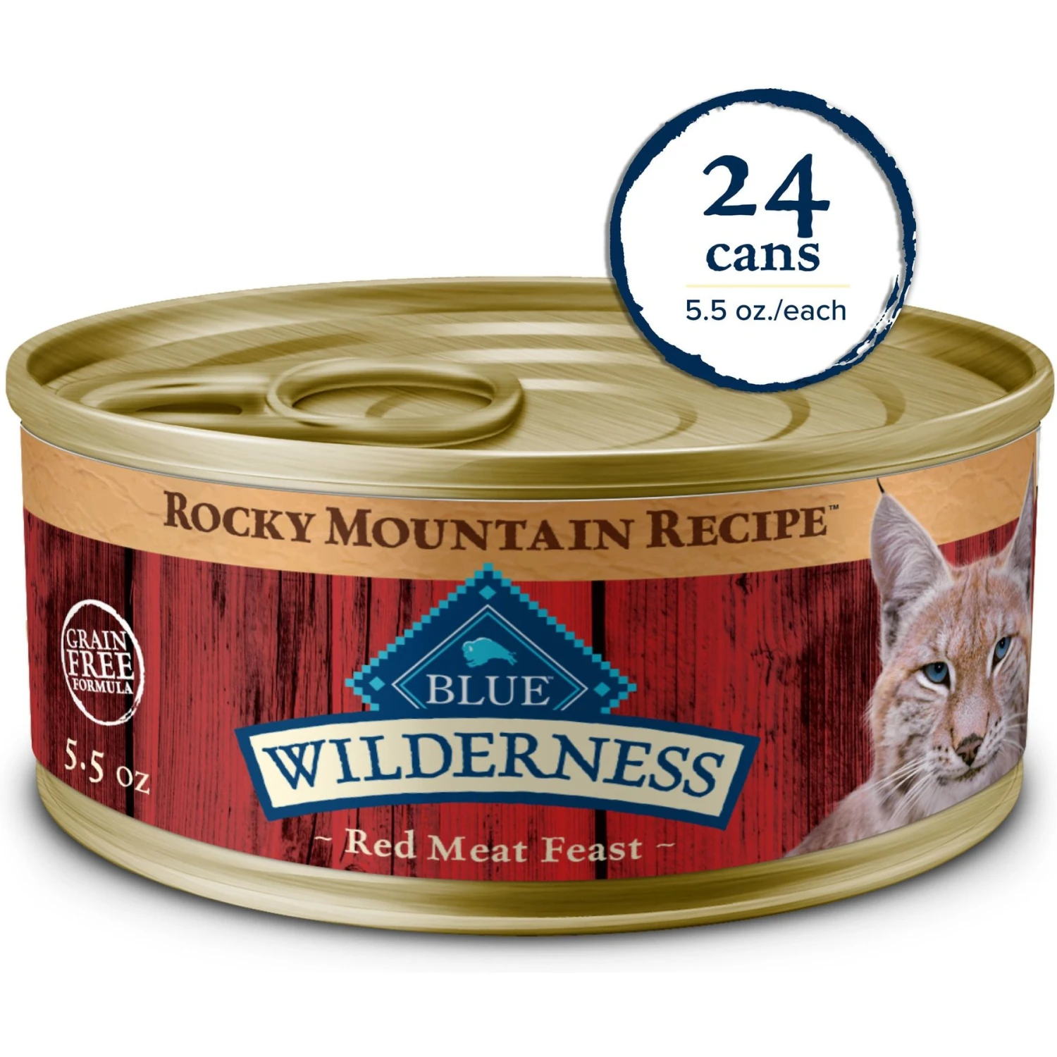 Blue Buffalo Wilderness Rocky Mountain Recipe Red Meat Feast Adult Grain-Free Canned Cat Food 3 Blue Buffalo Wilderness Rocky Mountain Recipe Red Meat Feast Adult Grain-Free Canned Cat Food