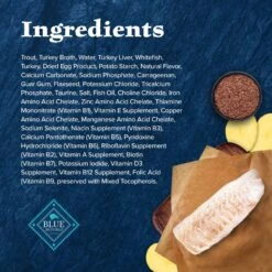 Blue Buffalo Wilderness Rocky Mountain Recipe Flaked Trout Feast Adult Grain-Free Canned Cat Food -Furry Friends 84214 PT4. AC SS1800 V1604367409