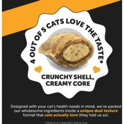 PetHonesty Dual Texture Immune Support Lysine Chews Supplement For Cats, 3.7-oz Bag -Furry Friends 845390 PT2. AC SS1800 V1689360916