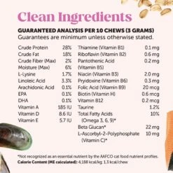 PetHonesty Dual Texture Multivitamin Chews Supplement For Cats, 3.7-oz Bag -Furry Friends 845406 PT3. AC SS1800 V1701186299