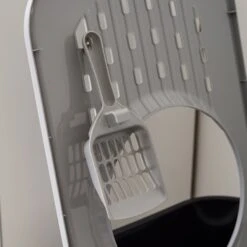 IRIS USA Square Top Entry Cat Litter Box With Scoop, Large -Furry Friends 846630 PT6. AC SS1800 V1683835873