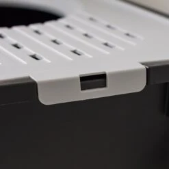 IRIS USA Square Top Entry Cat Litter Box With Scoop, Large -Furry Friends 846630 PT7. AC SS1800 V1683834898