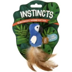 SmartyKat Instincts Chatty Chirp Plush HappyNip Silvervine & Catnip Bird Electronic Sound Cat Toy 10 SmartyKat Instincts Chatty Chirp Plush HappyNip Silvervine & Catnip Bird Electronic Sound Cat Toy -Furry Friends 847126 PT1. AC SS1800 V1683729207