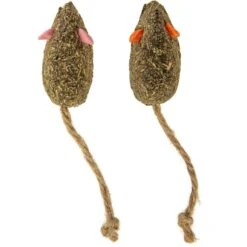 SmartyKat Instincts Mouser Mayhem HappyNip Silvervine & Catnip Compressed Cat Toy, 2-pack -Furry Friends 847158 PT6. AC SS1800 V1683729162