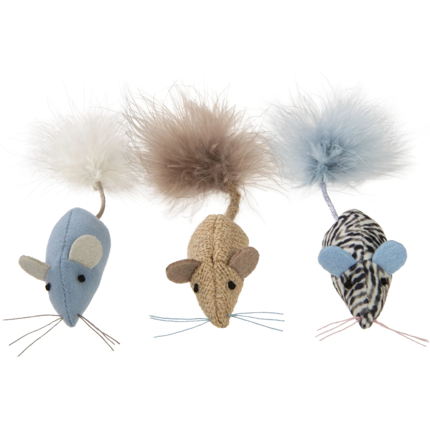 SmartyKat Instincts Catnip Caravan HappyNip Silvervine Toss & Bat Plush Mice Cat Toys, 3-pack 8 SmartyKat Instincts Catnip Caravan HappyNip Silvervine Toss & Bat Plush Mice Cat Toys, 3-pack - Image 6