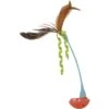 SmartyKat Instincts Rowdy Rocker Self-Righting Wand With Feathers & Ribbons Cat Toy -Furry Friends 847286 MAIN. AC SS1800 V1683729358