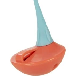 SmartyKat Instincts Rowdy Rocker Self-Righting Wand With Feathers & Ribbons Cat Toy -Furry Friends 847286 PT3. AC SS1800 V1683728364