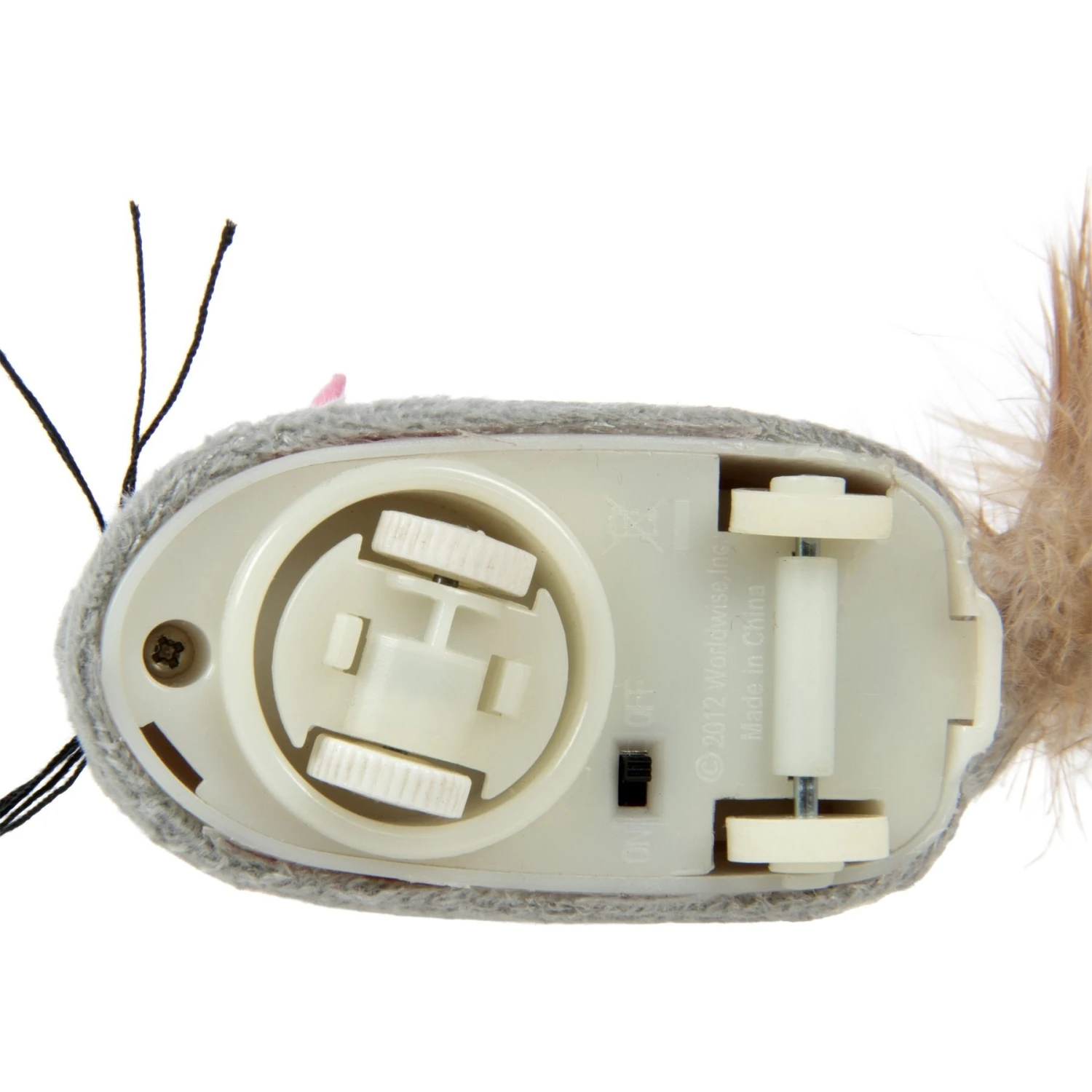 SmartyKat Instincts Scamper Mouse Soft Plush Battery-Powered Electronic Motion Cat Toy 7 SmartyKat Instincts Scamper Mouse Soft Plush Battery-Powered Electronic Motion Cat Toy - Image 5