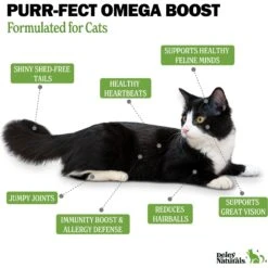 Deley Naturals Fish Oil Cat Supplement, 16-oz Bottle -Furry Friends 847526 PT4. AC SS1800 V1703619676