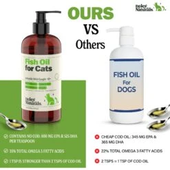 Deley Naturals Fish Oil Cat Supplement, 16-oz Bottle -Furry Friends 847526 PT5. AC SS1800 V1703619677