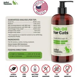 Deley Naturals Fish Oil Cat Supplement, 16-oz Bottle -Furry Friends 847526 PT6. AC SS1800 V1703619677