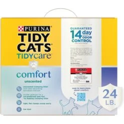 Tidy Cats Tidy Care Comfort Odor Control Low Dust Formula Clumping Clay Cat Litter, 24-lb Box -Furry Friends 851910 PT2. AC SS1800 V1685719940