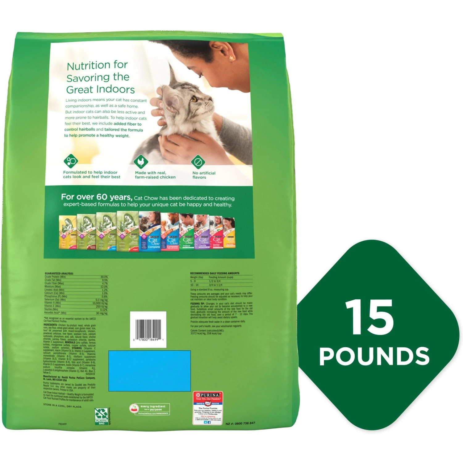 Tidy Cats Instant Action Scented Clumping Clay Cat Litter & Cat Chow Indoor Hairball & Healthy Weight Dry Cat Food 5 Tidy Cats Instant Action Scented Clumping Clay Cat Litter & Cat Chow Indoor Hairball & Healthy Weight Dry Cat Food - Image 3
