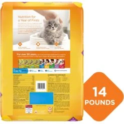 Kitten Chow Nurture Muscle & Brain Development Dry Cat Food & Fancy Feast Tender Feast Variety Pack Canned Kitten Food -Furry Friends 854286 PT6. AC SS1800 V1683743134