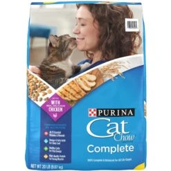 Purina Friskies Seafood & Chicken Pate Favorites Variety Pack Wet Cat Food, 5.5-oz Can, Case Of 40 & Cat Chow Complete With Chicken & Vitamins Dry Cat Food -Furry Friends 854310 PT5. AC SS1800 V1683743511